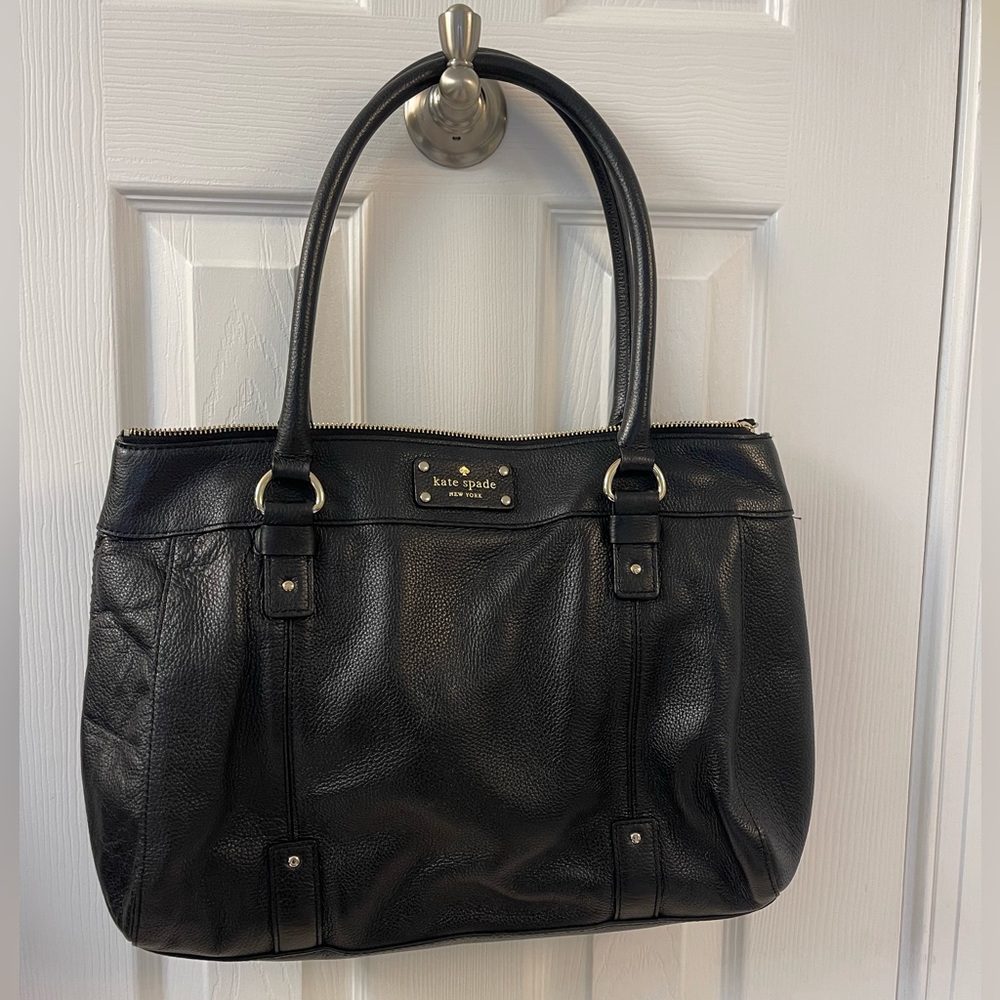 Kate Spade black leather purse